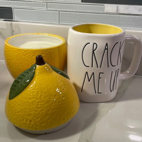 RAE DUNN CRACK ME UP MUG. - Picture 2 of 5